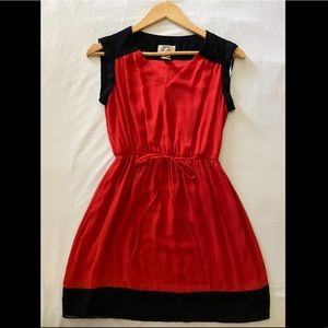 Red & Navy Dress
